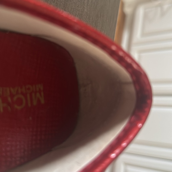 Michael Kors red patent leather flats size 7 - Picture 8 of 8